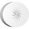 Ekena Millwork Standard Dalton Spiral Rosette With Square Edge, 5"W x 3 1/4"H x 1/2"P ROSP050X033X050DAL12 - alternate 1
